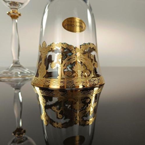 SECOLOVENTESIMO - Kelk (6) - Angela Venice Gold - 24 kt goud, Antiek en Kunst, Antiek | Glas en Kristal