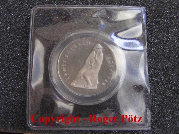 Ddr 5 Mark 1988 Ernst Barlach Pp originalverplombt koper-..., Postzegels en Munten, Munten | Europa | Niet-Euromunten, Verzenden