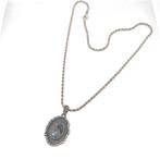 Zonder Minimumprijs - Halsketting Zilver - 1.00ct. tw. -, Sieraden, Tassen en Uiterlijk, Kettingen, Nieuw