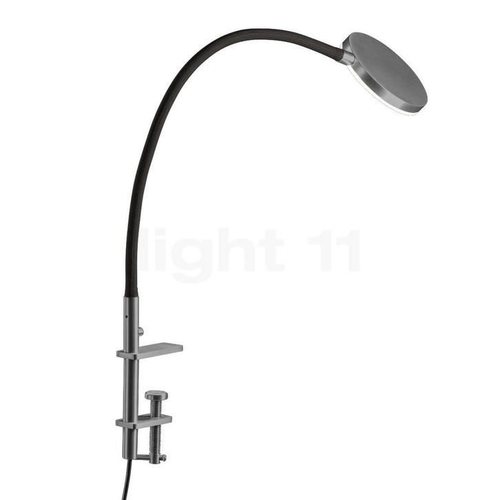 Holtkø¶tter Flex K Klemlamp LED, platina/zwart (Tafellampe, Huis en Inrichting, Lampen | Tafellampen, Nieuw, Verzenden