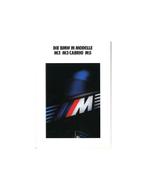 1990 BMW M3 CABRIOLET M5 BROCHURE DUITS, Nieuw, BMW, Author