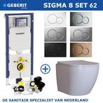 Geberit Sigma 8 (UP720) Toiletset set62 Mudo Rimless Met, Huis en Inrichting, Badkamer | Complete badkamers, Nieuw, Ophalen of Verzenden