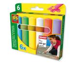 SES Stoepkrijt 6 pak (Buiten spellen, Sport en spel), Verzenden, Nieuw