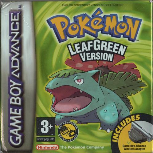 Game Boy Pokemon LeafGreen Version (In doos), Spelcomputers en Games, Games | Nintendo Game Boy, Zo goed als nieuw, Verzenden