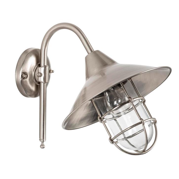 Albergo Stallamp Nikkel Buitenverlichting, Tuin en Terras, Buitenverlichting, Verzenden