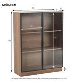 Glazen Vitrinekast met Verlichting – 3-Laags Displaykast, Verzenden, Nieuw