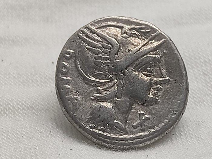 Romeinse Republiek. Lucius Flaminius Chilo, 109-108 BC., Postzegels en Munten, Munten | Europa | Niet-Euromunten