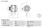 Dynamo / Alternator NISSAN PULSAR (1.2 DIG-T), Auto-onderdelen, Motor en Toebehoren, Ophalen of Verzenden, Nieuw