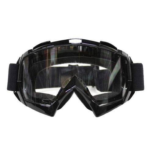 CRG spike crossbril zwart - helder, Motoren, Kleding | Motorkleding, Nieuw met kaartje, Verzenden