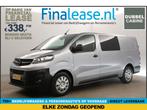 Opel Vivaro 2.0 CDTI L3H1 DC 5 Pers Carplay Trekh PDC €338pm, Auto's, Bestelauto's, Nieuw, Zilver of Grijs, Lease, Opel