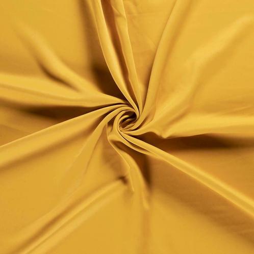 30 meter verduisteringsstof okergeel, Hobby en Vrije tijd, Stoffen en Lappen, 120 cm of meer, 200 cm of meer, Geel, Nieuw, Polyester