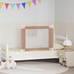 vidaXL Bedhekje peuter 90x25 cm stof taupe, Verzenden, Nieuw