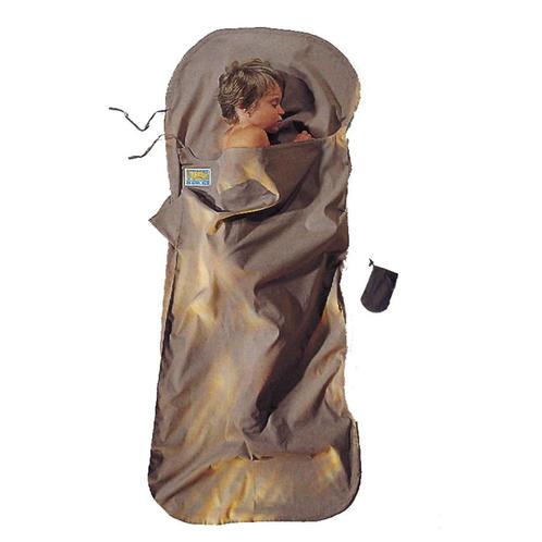 Cocoon Dekenmodel Kinderlakenzak - Khaki - Katoen, Caravans en Kamperen, Kampeeraccessoires, Nieuw, Verzenden