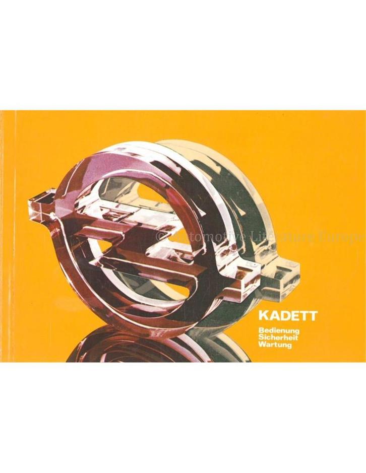 1981 OPEL KADETT INSTRUCTIEBOEKJE DUITS, Auto diversen, Handleidingen en Instructieboekjes