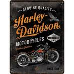 Harley Davidson reclameborden thermometers blikken origineel, Verzamelen, Nieuw, Motoren, Ophalen of Verzenden