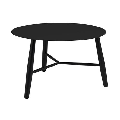 *WOONWINKEL* Brafab Vannes Rond Tafeltje Voor Buiten Zwart 7, Tuin en Terras, Tuinsets en Loungesets, Nieuw, Verzenden