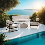 Tuin-loungeset Comosa voor 5 personen, XXL kussens - bruin /, Tuin en Terras, Tuinsets en Loungesets, Verzenden, Nieuw