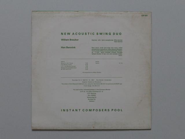 New Acoustic Swing Duo - Willem Breuker en Han Bennink - New, Cd's en Dvd's, Vinyl Singles
