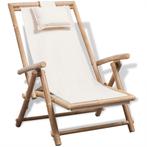 vidaXL Terrasstoel bamboe, Verzenden, Nieuw, Hout