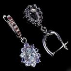 Zonder Minimumprijs - Oorbellen Zilver Aquamarijn -, Sieraden, Tassen en Uiterlijk, Oorbellen, Nieuw