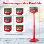 Kerstversiering - Kerstverlichting - Kerstlantaarn - Rood -, Diversen, Kerst, Verzenden, Zo goed als nieuw