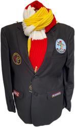 Oeteldonk jas man zwart incl. emblemen NIEUW: 59,99, Carnaval, Verzenden, Oeteldonkdeal, Nieuw