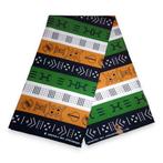 Afrikaanse Groene Bogolan Symbols / Mud cloth print stof - T, Ophalen of Verzenden, Nieuw