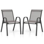 LIVSK Terrasstoelenset - Ergonomische Tuinstoelen met Armleu, Verzenden, Nieuw