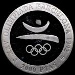 Spanje. 2000 Pesetas 1992- XXV Olimpiadas Barcelona 1992 -