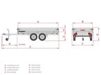 Anssems PLT-2 750.330x180 Pro Plateauwagen Plateauwagen, Ophalen of Verzenden, Nieuw