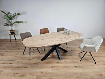 Massief eiken DEENS OVAAL tafel eetkamertafel beschikbaar voor biedingen