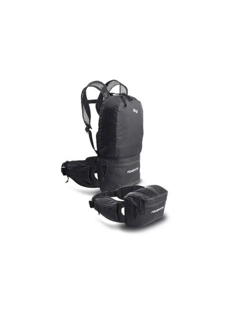 Advenate rugzak - heuptas Infinity 2 in 1Pure Black - Zwart, Sieraden, Tassen en Uiterlijk, Tassen | Rugtassen, Nieuw, Trekking