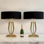 Colmore - Tafellamp (2) - Geweldige zwaanenkoppen - Metaal -