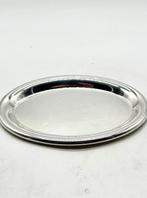 No reserve-Stevig handgemaakt antiek zilveren Dienblad met