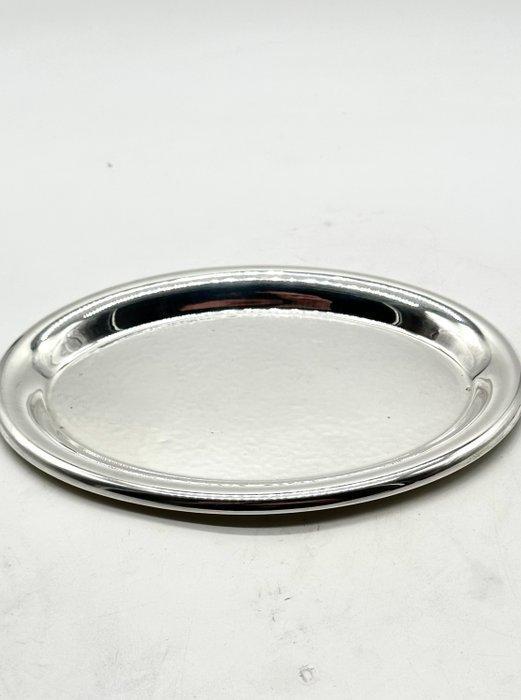 No reserve-Stevig handgemaakt antiek zilveren Dienblad met, Antiek en Kunst, Antiek | Goud en Zilver