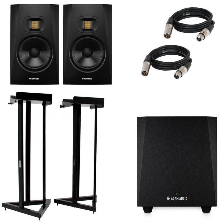 Adam T7V set + T10S actieve full-range studiomonitor set, Audio, Tv en Foto, Luidsprekers, Verzenden