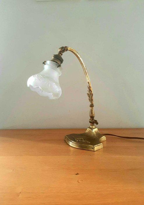 Prachtige Art Nouveau lamp - Bureaulamp - Verguld brons, Antiek en Kunst, Kunst | Designobjecten
