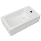 Rechthoekige Wastafel 46cm - Retourdeal - Kleine Badkamer, Ophalen of Verzenden, Nieuw, Wastafel