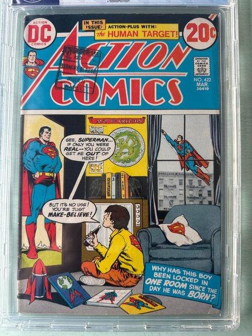 Action Comics #422 - EGC 7.5 - The TV Show That Menaced, Boeken, Strips | Comics