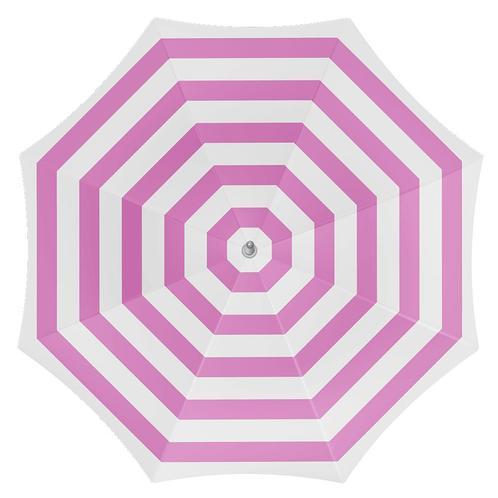 Strandparasol pink stripes 180 cm, Tuin en Terras, Parasols, Nieuw, Verzenden