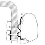 Thule Hymer Camp Adapter <2011 550, Caravans en Kamperen, Nieuw