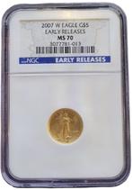 Gouden American Eagle 1/10 oz 2007 W-Burnished Gold Early, Postzegels en Munten, Goud, Losse munt, Verzenden, Midden-Amerika