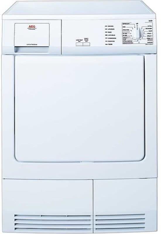 Aeg T55400 Condensdroger 5kg, Witgoed en Apparatuur, Wasdrogers, Zo goed als nieuw, Voorlader, 85 tot 90 cm, Ophalen of Verzenden