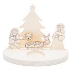 Eduplay houten kerststal kandelaar  van €3,99 voor €3,19, Ophalen of Verzenden, Nieuw