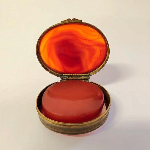Agate & Bronze - Snuifdoos (2) - Agaat, Brons, Antiek en Kunst, Antiek | Overige Antiek
