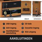 Classic Phono Retro Platenspeler - Bluetooth - Auto-stop -, Verzenden, Zo goed als nieuw