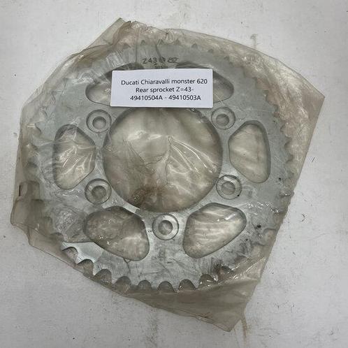 Ducati Chiaravalli monster 620 Rear sprocket Z=43- 494105..., Motoren, Onderdelen | Ducati, Verzenden