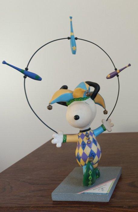 Beeldje - Set van 2 narrenbeeldjes – Snoopy (Westland, Antiek en Kunst, Antiek | Glas en Kristal