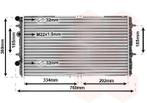 RADIATOR VOOR SEAT CORDOBA 1993-1996 6K0121253AG, Ophalen of Verzenden, Nieuw