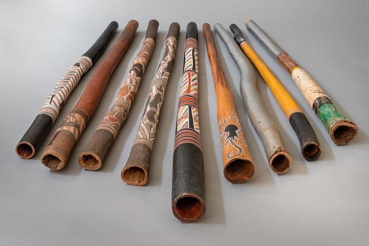 Grootste collectie traditionele didgeridoos in de Benelux., Muziek en Instrumenten, Blaasinstrumenten | Didgeridoos, Nieuw, Ophalen of Verzenden
